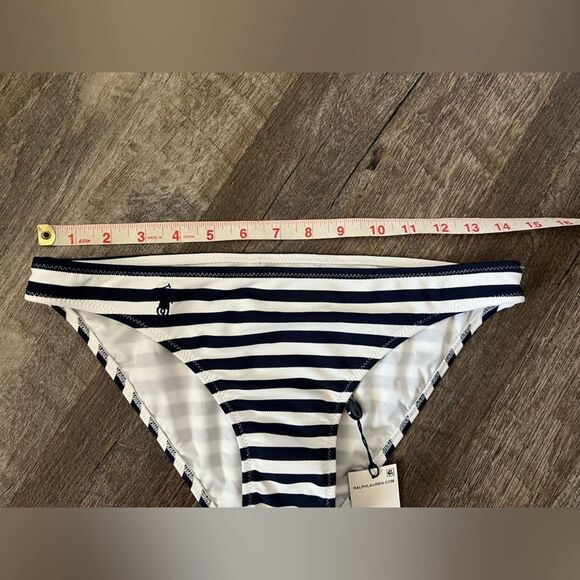 Ralph Lauren Stripped Bikini Bottom- Size Small - Picture 6 of 8